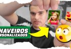 Chaveiros personalizados com foto