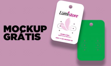 Mockup cartela Bijuteria PSD