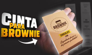 Cinta para Brownie Personalizada GRÁTIS
