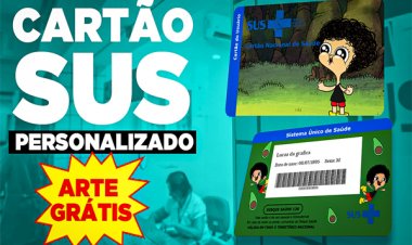 Cartão sus pacote de arte