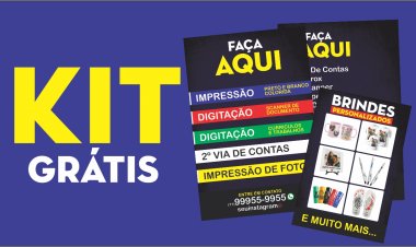 Kit de divulgação para Gráfica Rápida
