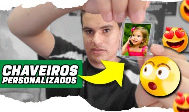 Chaveiros personalizados com foto