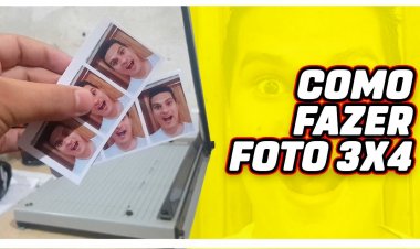 Como fazer fotos 3×4