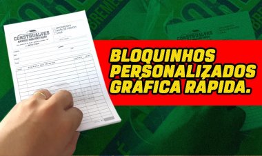 Bloquinhos personalizados – gráfica rápida