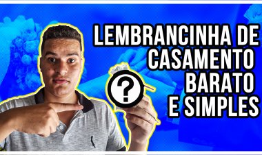 lembrancinha de casamento barato e simples