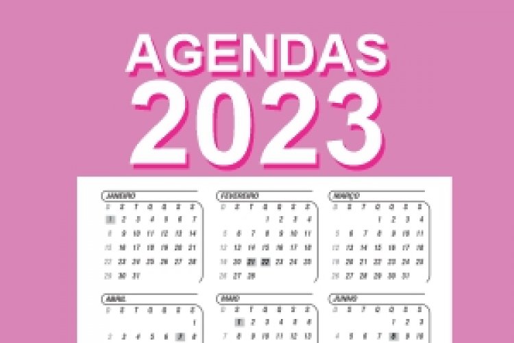 Miolo de Agenda 2023  para imprimir em Corel Draw CDR