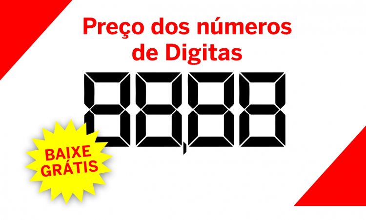 Preço dos números de Digitas