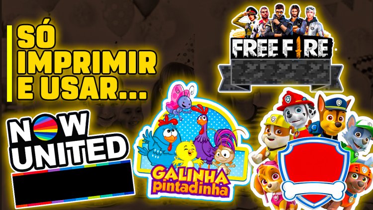 Topper de bolo para imprimir