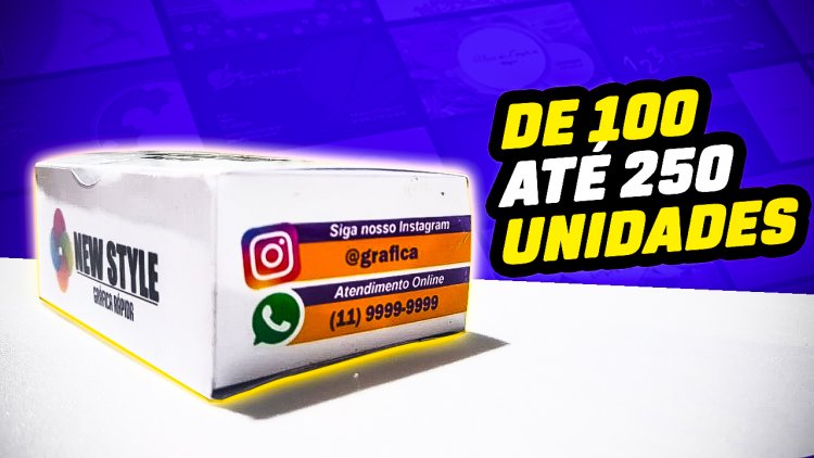 Caixa para cartões de visita