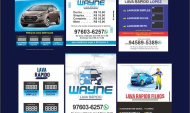 Cavalete Lava Rápido em CDR