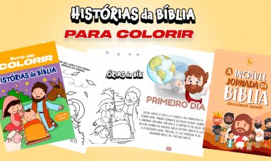 historia biblicas para colorir