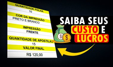 Precificação apostilas