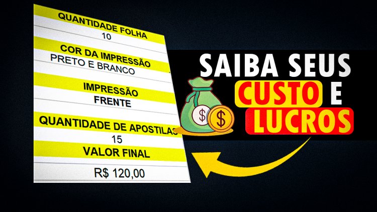 Precificação apostilas